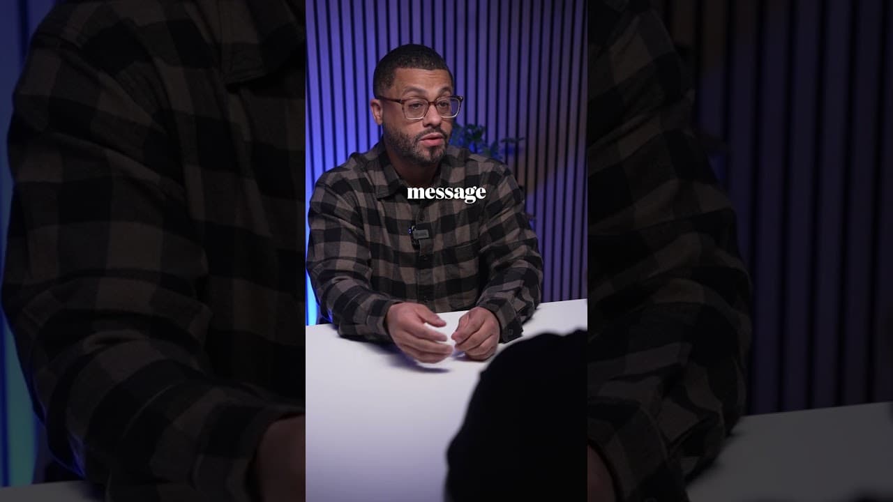 A frame from the recording